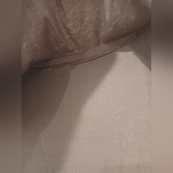 Express Gray Off Shoulder Dress - Picture 8 of 9